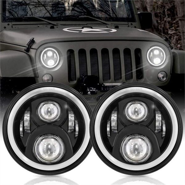 Προβολείς LED 7 ιντσών για jeep wrangler JK 2007-2017