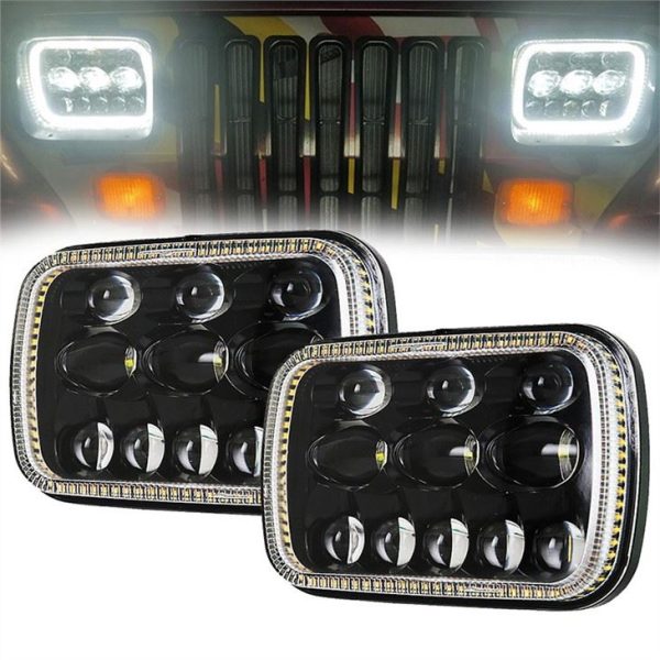 Προβολέας Morsun 5x7 Inch Square για προβολέα LED Jeep GMC Ford Chevrolet