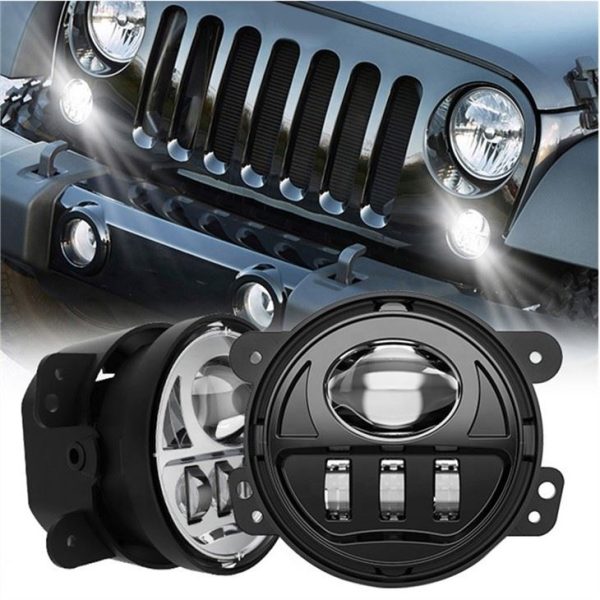 MORSUN αξεσουάρ αυτοκινήτων 4inch φως ομίχλης για jeep wrangler JK LED φως ομίχλης