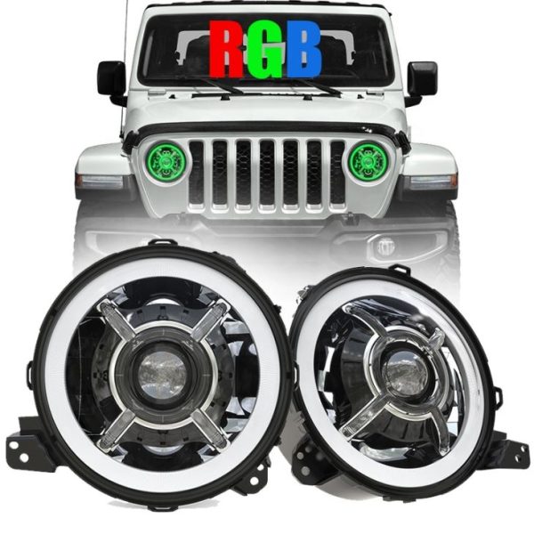 Προβολέας LED MORSUN 9 ιντσών για Jeep JL 2018+ SPORTS / RUBICON / SAHARA / MOAB