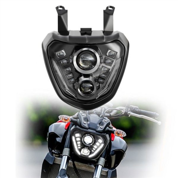 Προβολέας LED μοτοσικλέτας Morsun για τον προβολέα φώτων Yamaha MT 07 FZ 07 MT-07 FZ-07 2014+ DRL