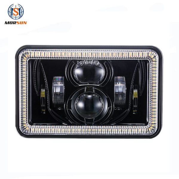 Αξεσουάρ φορτηγών 4x6 '' Led Halo Headlight Αυτόματο σύστημα φωτισμού